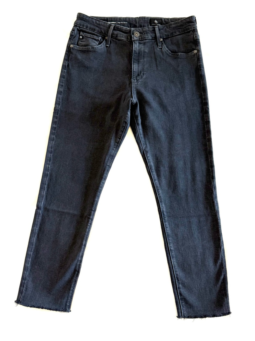 AG Adriano Goldschmied Size 28 Women's Skinny Jeans in Black Wash